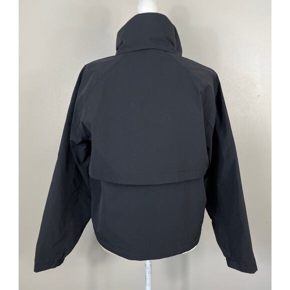 Quince Water Repellent Windproof Lightweight Hooded Jacket Black Medium - Picture 10 of 13